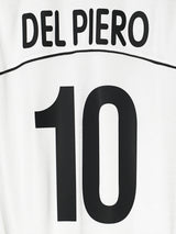 2002/03 Juventus Del Piero #10 Away Shirt (XXL)