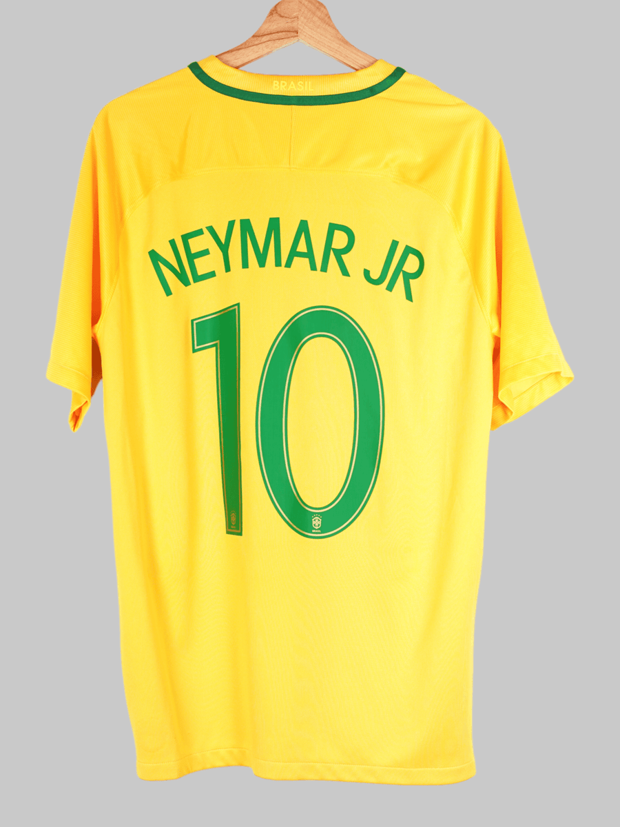 2016/17 Brazil Neymar Jr #10 Home Shirt (L)