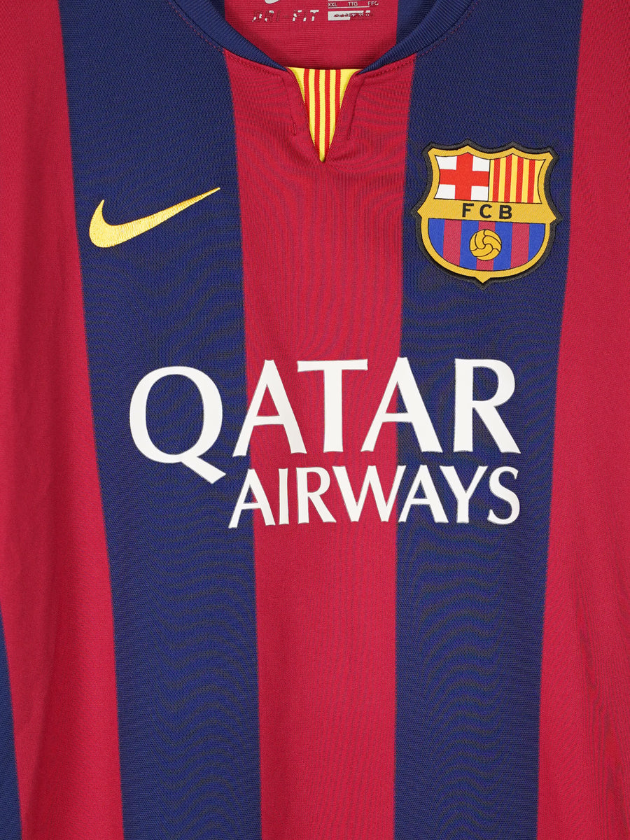 2014/15 Barcelona Messi #10 Home Shirt (XXL)
