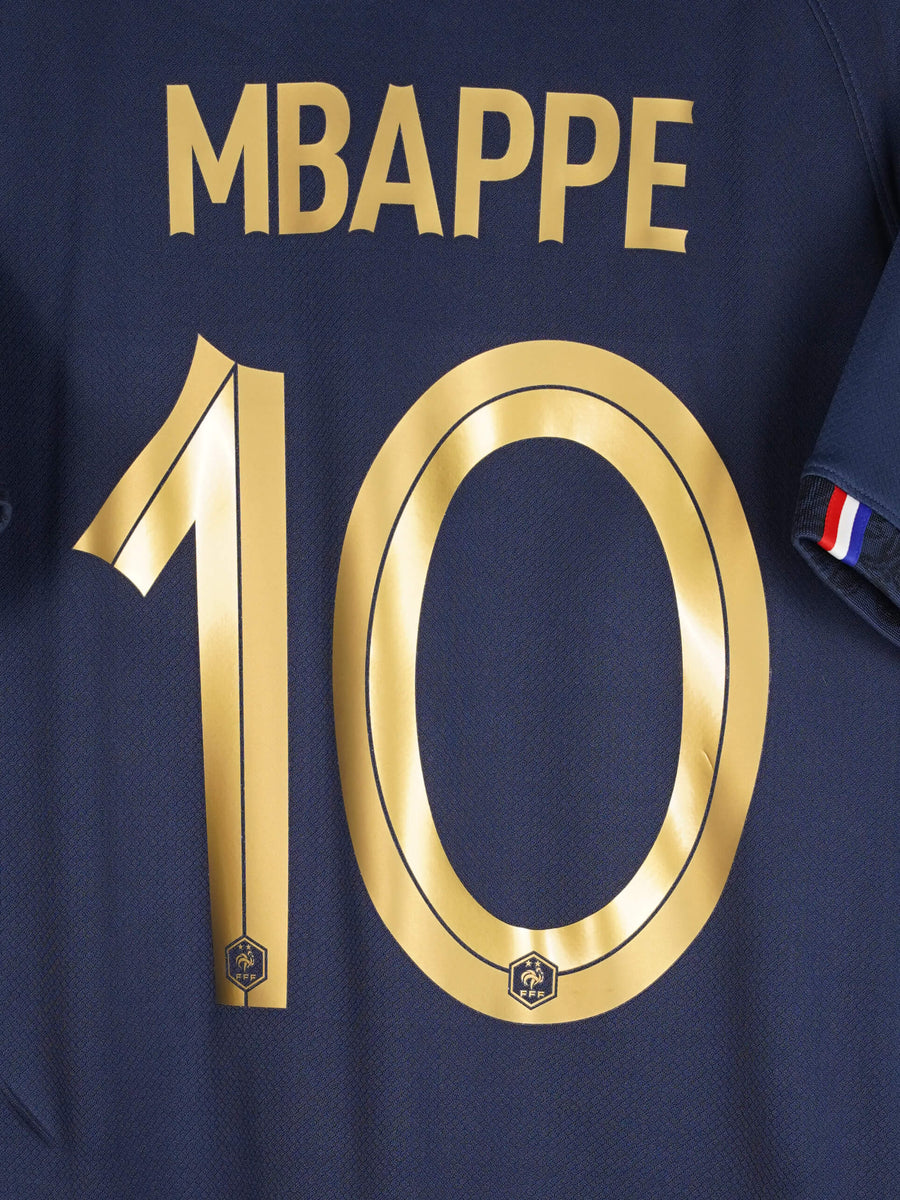 2022/23 France Mbappe #10 Home Shirt (M)
