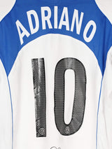 2004/05 Inter Milan Adriano #10 Away Shirt L/S Signed (L)