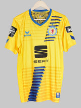 2018/19 Eintracht Braunschweig Home Shirt Abifade #35 Match Worn/Issued (M)