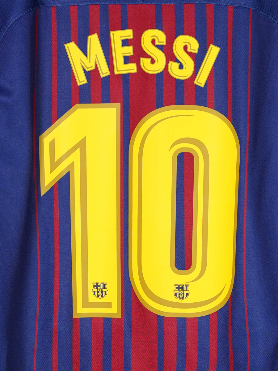 2017/18 Barcelona Messi #10 Home Shirt (L)