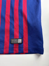 2018/19 Barcelona Messi #10 Home Shirt L/S (M)