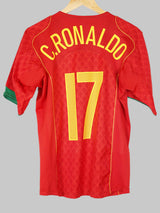 2004/5 Portugal C.Ronaldo #17 Home Shirt (M)