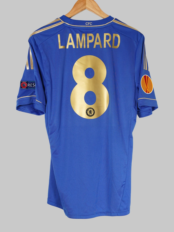 2012/13 Chelsea Lampard #8 Home Shirt (M) Adidas