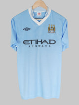 2011/12 Manchester City Balotelli #45 Home Shirt (M)