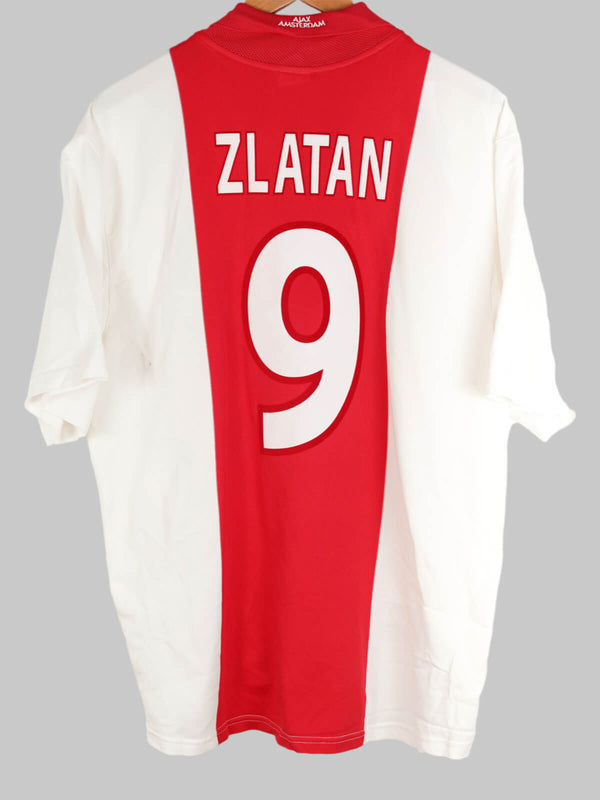 2001/2 Ajax Zlatan #9 Camiseta Local (L) Adidas