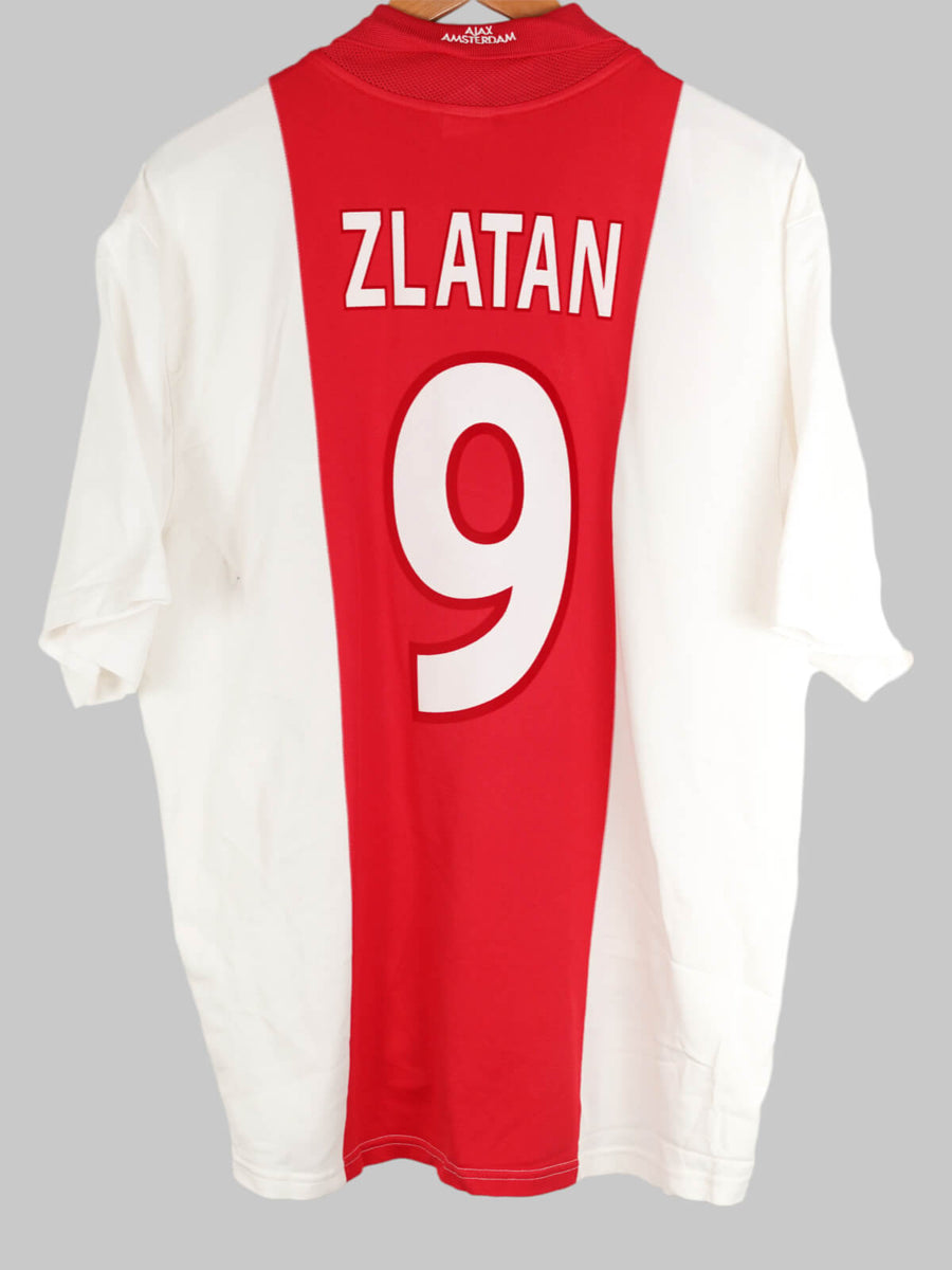 2001/2 Ajax Zlatan #9 Home Shirt (L)