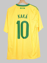 2010/11 Brazil Kaka #10 Home Shirt (L)