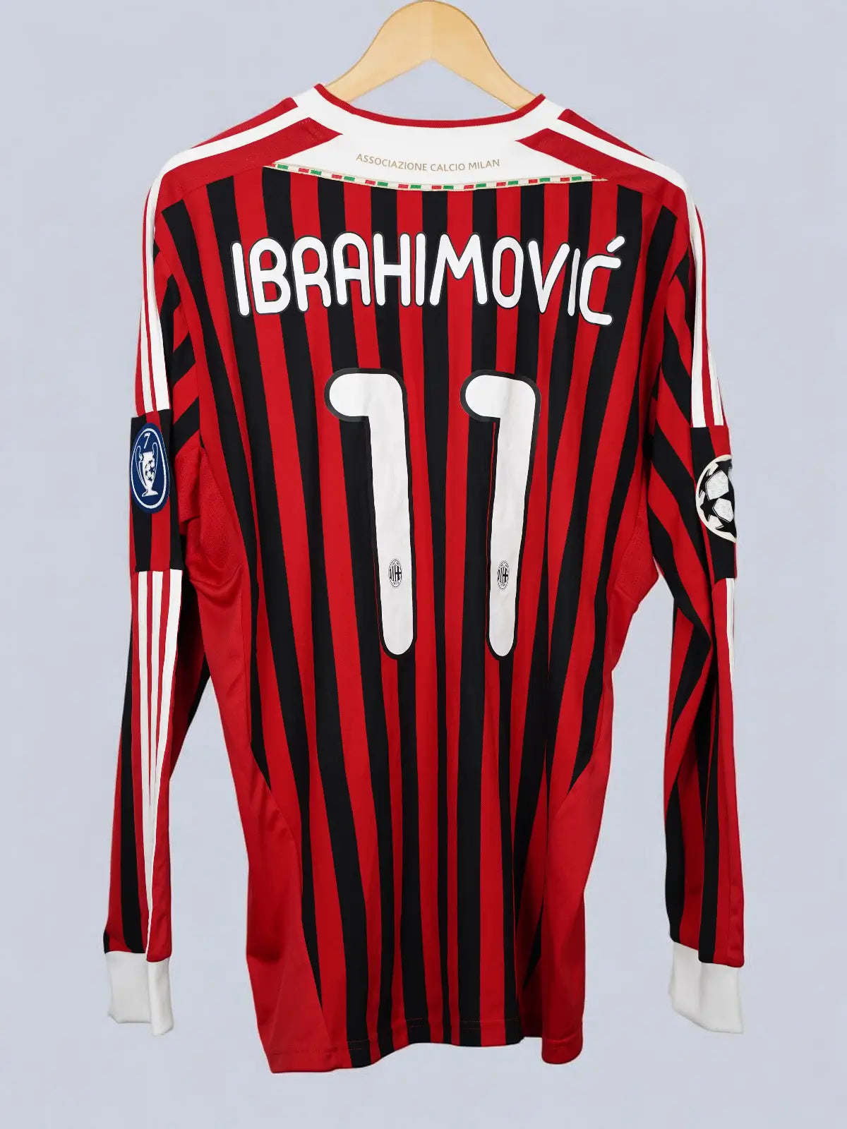 AC Milan L/S Home Shirt 2011/12 Ibrahimovic #11 (XL)