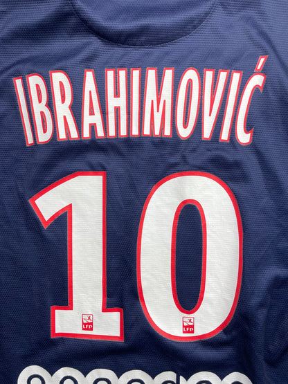 PSG Home Shirt 2013/14 Ibrahimovic #10 - 8/10 - L