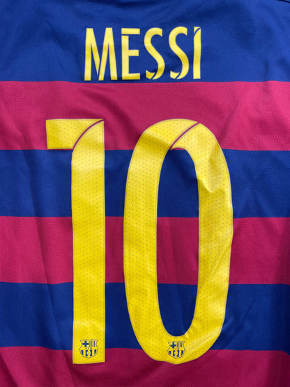 FC Barcelona 2015/16 Home Shirt Leo Messi #10 - size M