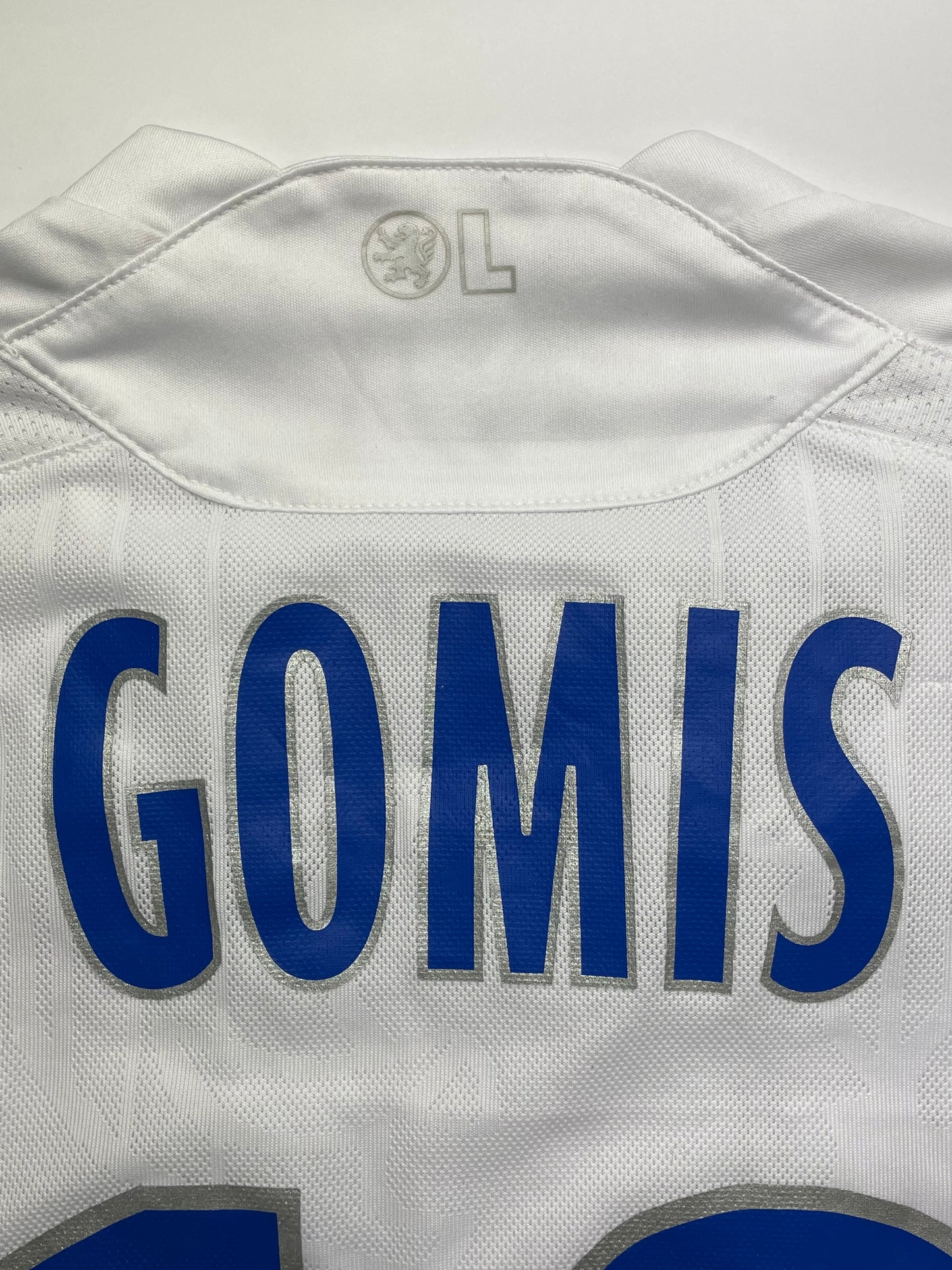 Lyon Home Shirt 2009/10 Gomis #18 - 7/10 - L