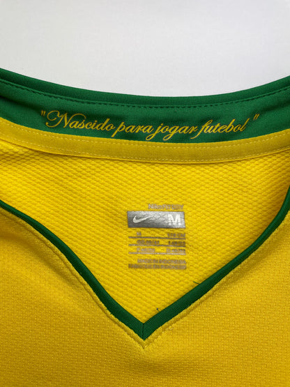 Brazil Home Shirt 2008/9 - size M Size Label