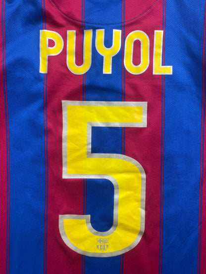 FC Barcelona Home Shirt 2009/10 Puyol #5 - 10/10 -