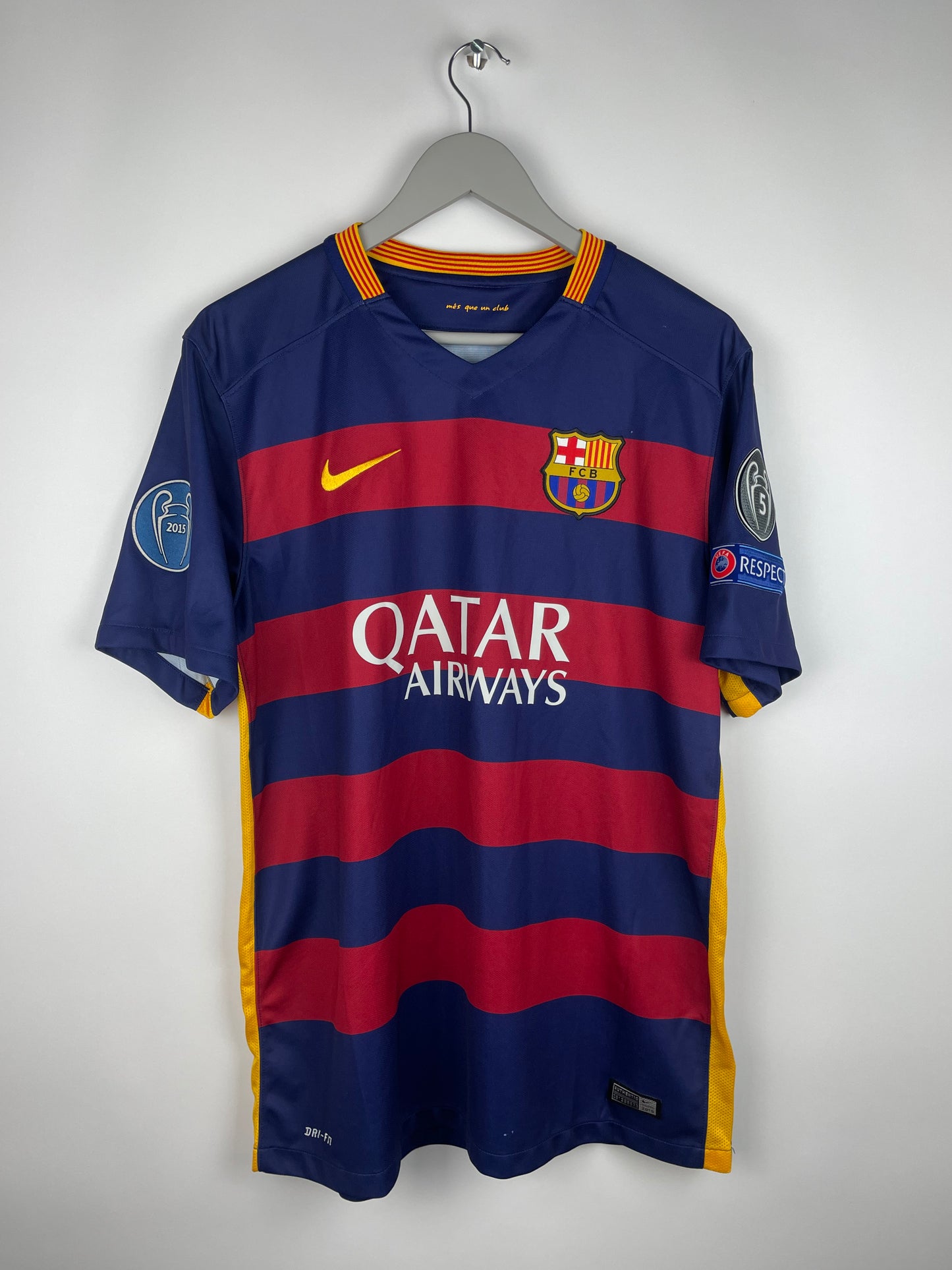 FC Barcelona Home Shirt 2015/16 Neymar Jr #11 - size L Front