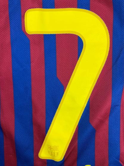 FC Barcelona Home Shirt 2011/12 David Villa #7 - M