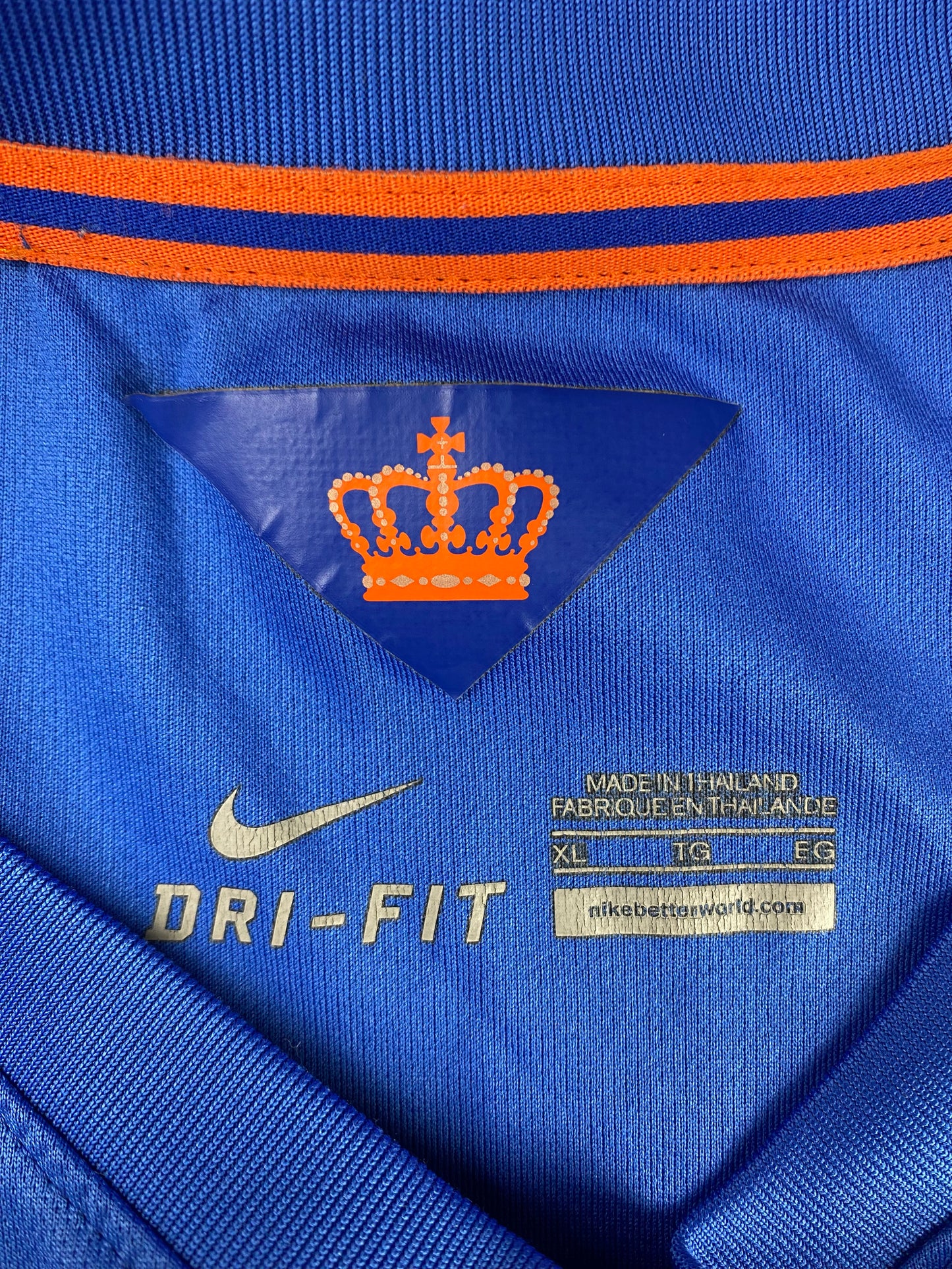 Netherlands Home Shirt 2014/15 - 9/10 - XL