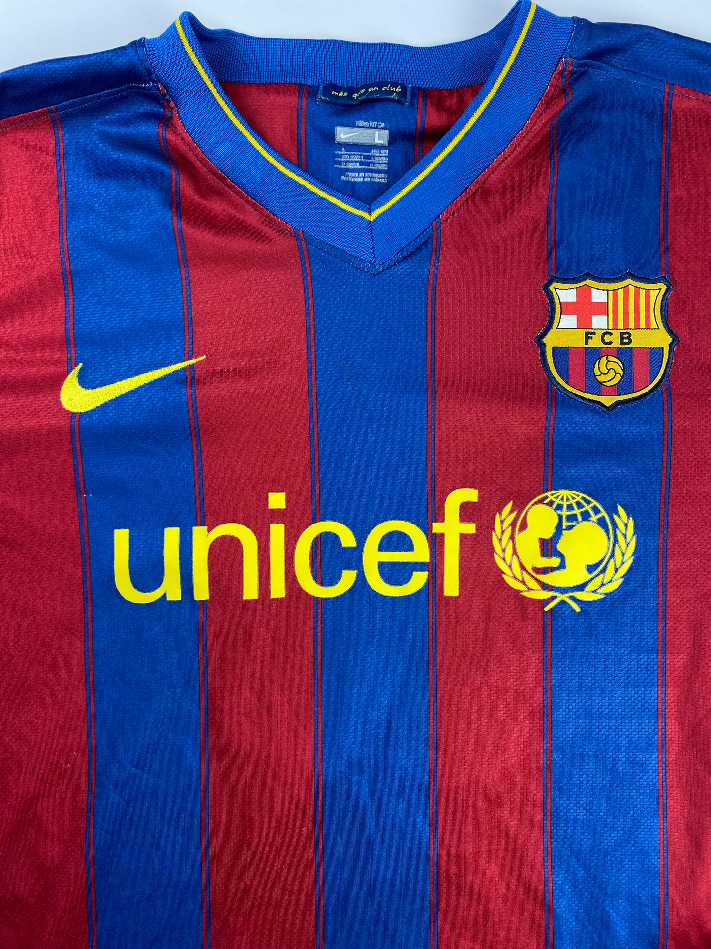 FC Barcelona 2009/10 Home kit Iniesta #8 - 8/10 - L