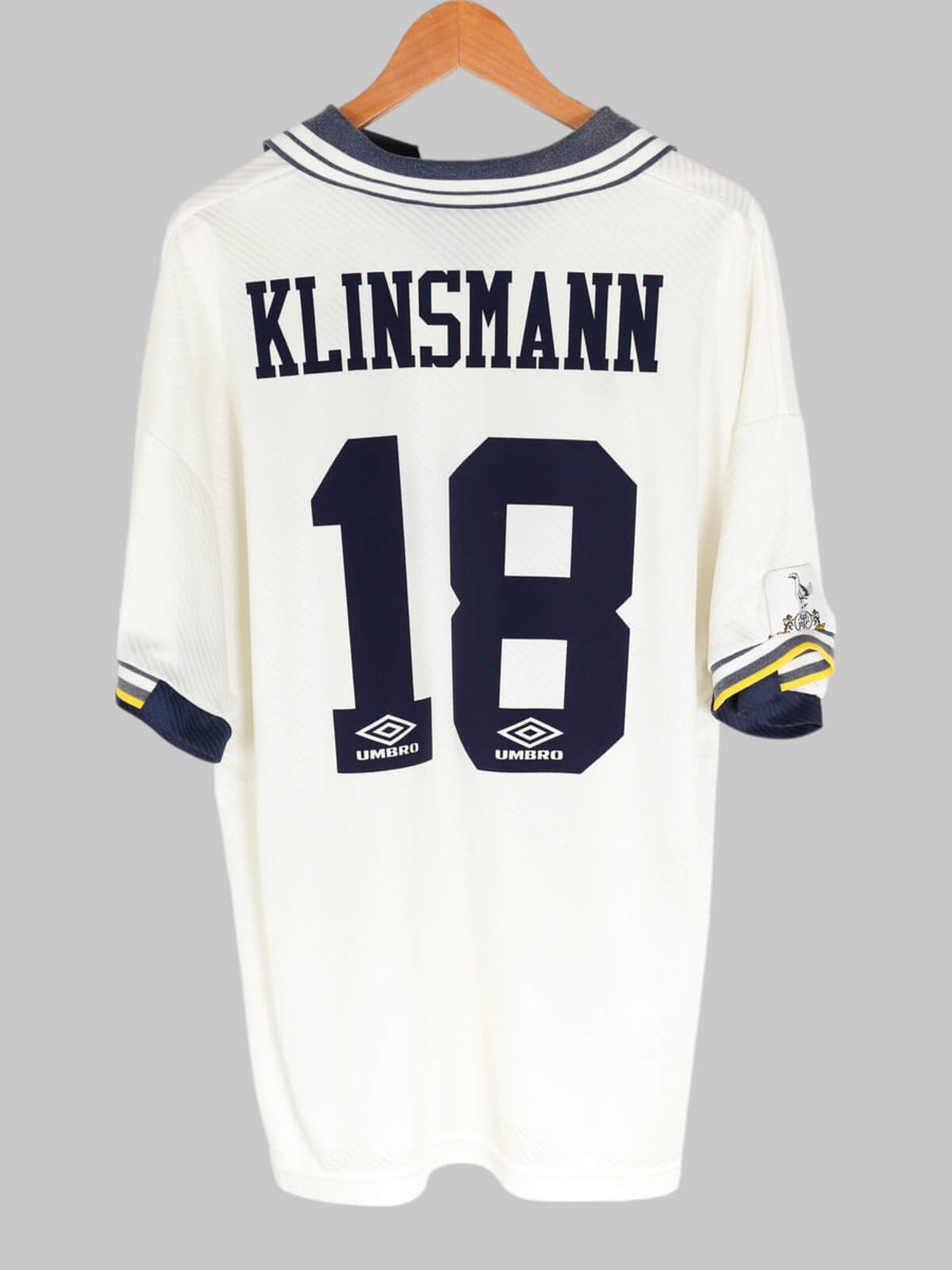 1993/95 Tottenham Hotspur Klinsmann #18 Home Shirt (XL)
