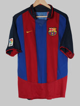 2003/4 Barcelona Ronaldinho #10 Home Shirt (L)