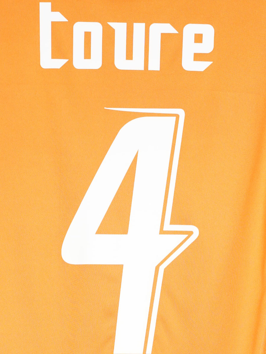 2006/07 Ivory Coast Toure #4 Home Shirt (M)