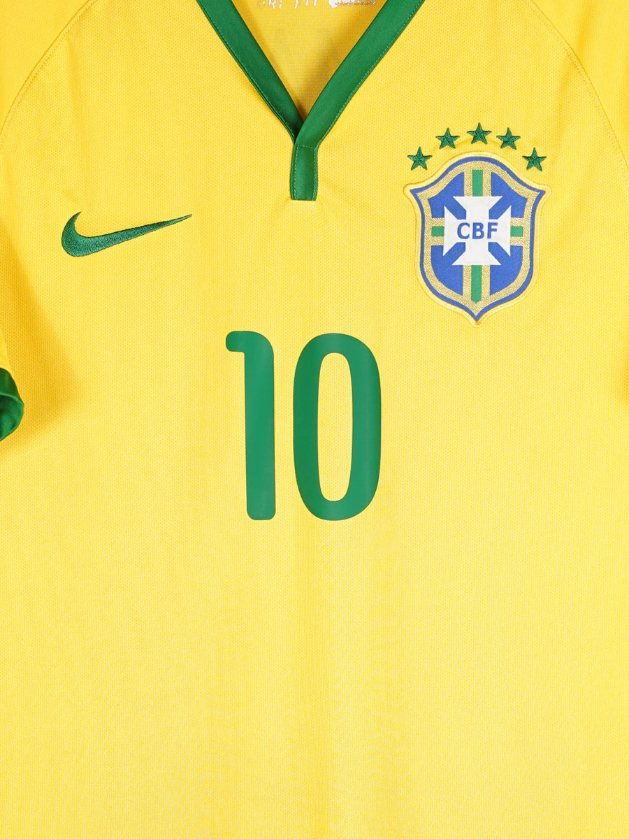 2014/15 Brazil Neymar Jr #10 Home Shirt (M)