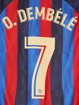 2022/23 Barcelona O.Dembele #7 Home Shirt (M)