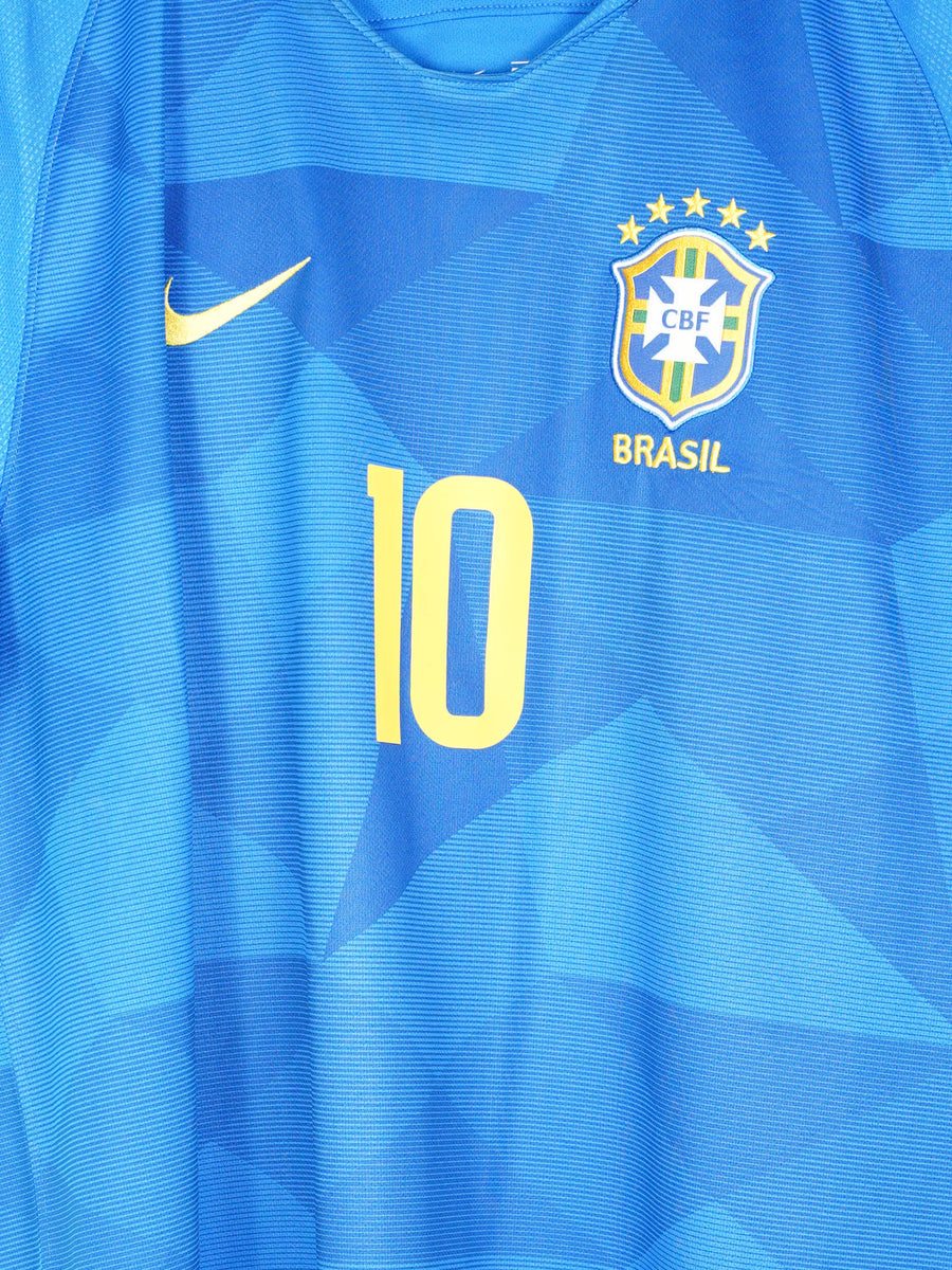 2018/19 Brazil Neymar Jr #10 Away Shirt (XL)