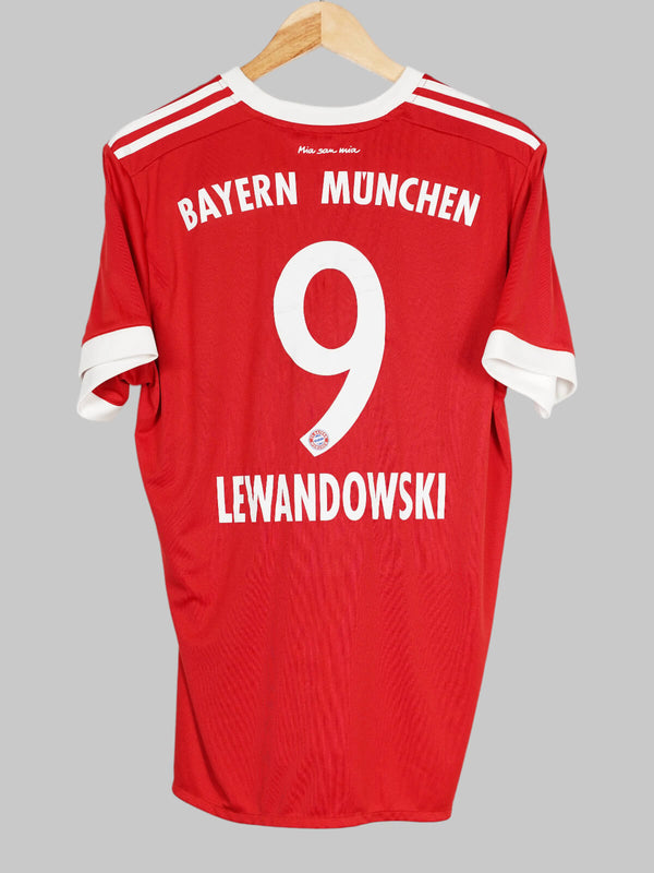 2017/18 Bayern Munich Thuisshirt Lewandowski #9 (L)
