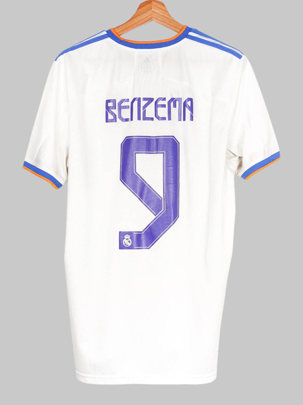 2021/22 Real Madrid Benzema #9 Maillot Domicile (L)