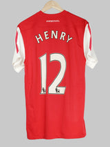 2011/12 Arsenal Henry #12 Home Shirt (M)