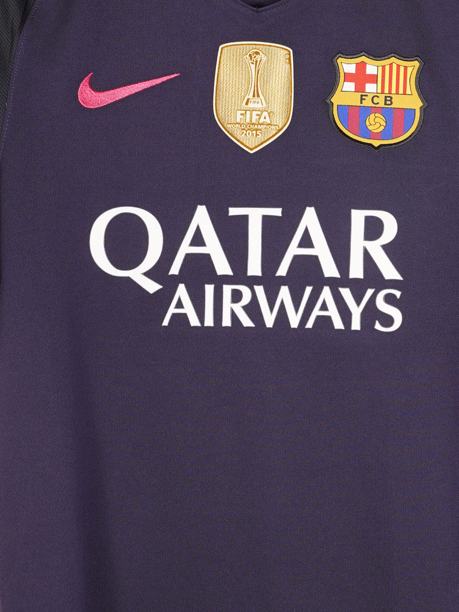 2016/17 Barcelona Suarez #9 Away Shirt (S)