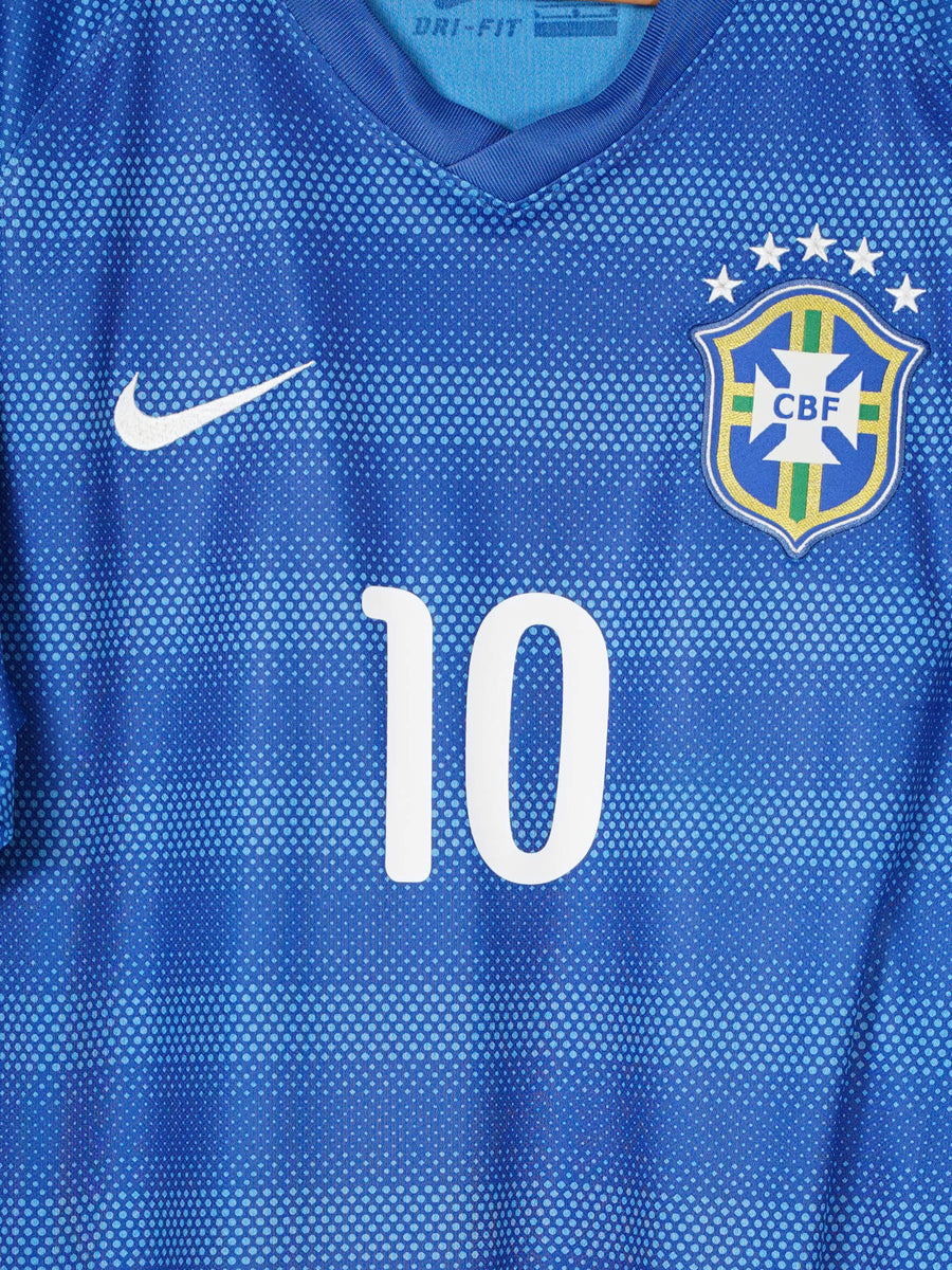 2014/15 Brazil Neymar Jr #10 Away Shirt (L)
