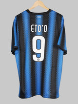 2010/11 Inter Milan Eto'o #9 Home Shirt (XL)