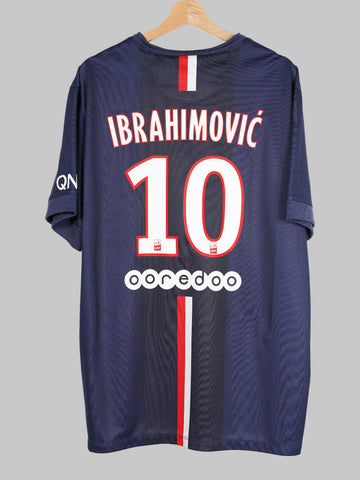 2014/15 PSG Ibrahimovic #10 Home Shirt (XXL)