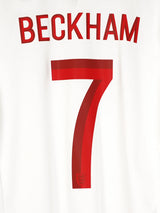2012/13 England Beckham #7 Home Shirt (XXL)