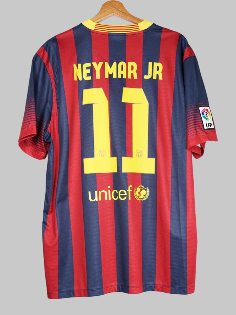 2013/14 Barcelona Neymar Jr #11 Home Shirt (XL)