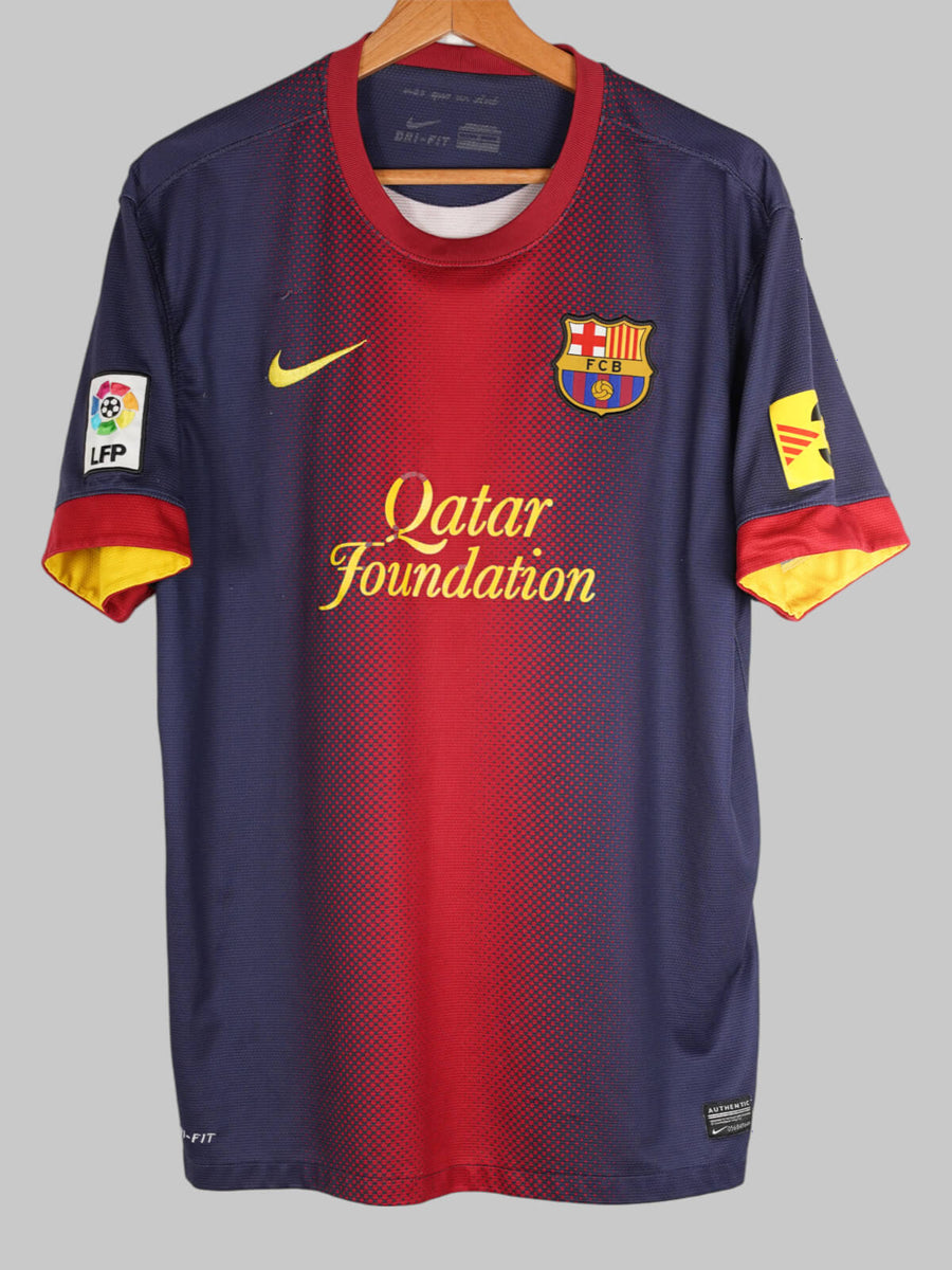 2012/13 Barcelona David Villa #7 Home Shirt (L)