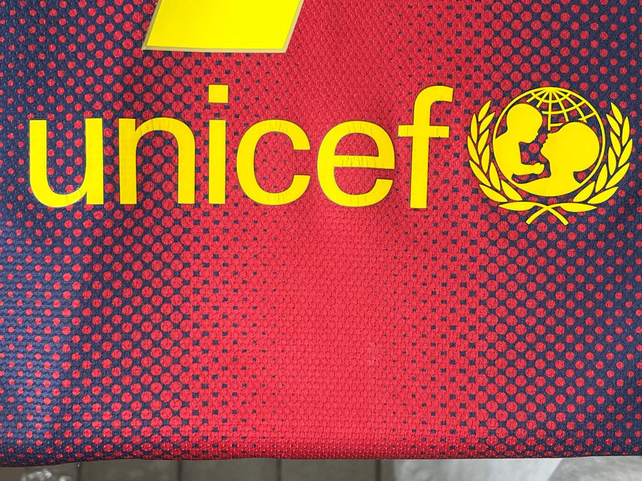 2012/13 Barcelona David Villa #7 Home Shirt (L)