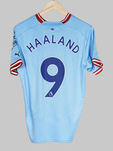 2022/23 Manchester City Haaland #9 Home Shirt (M)