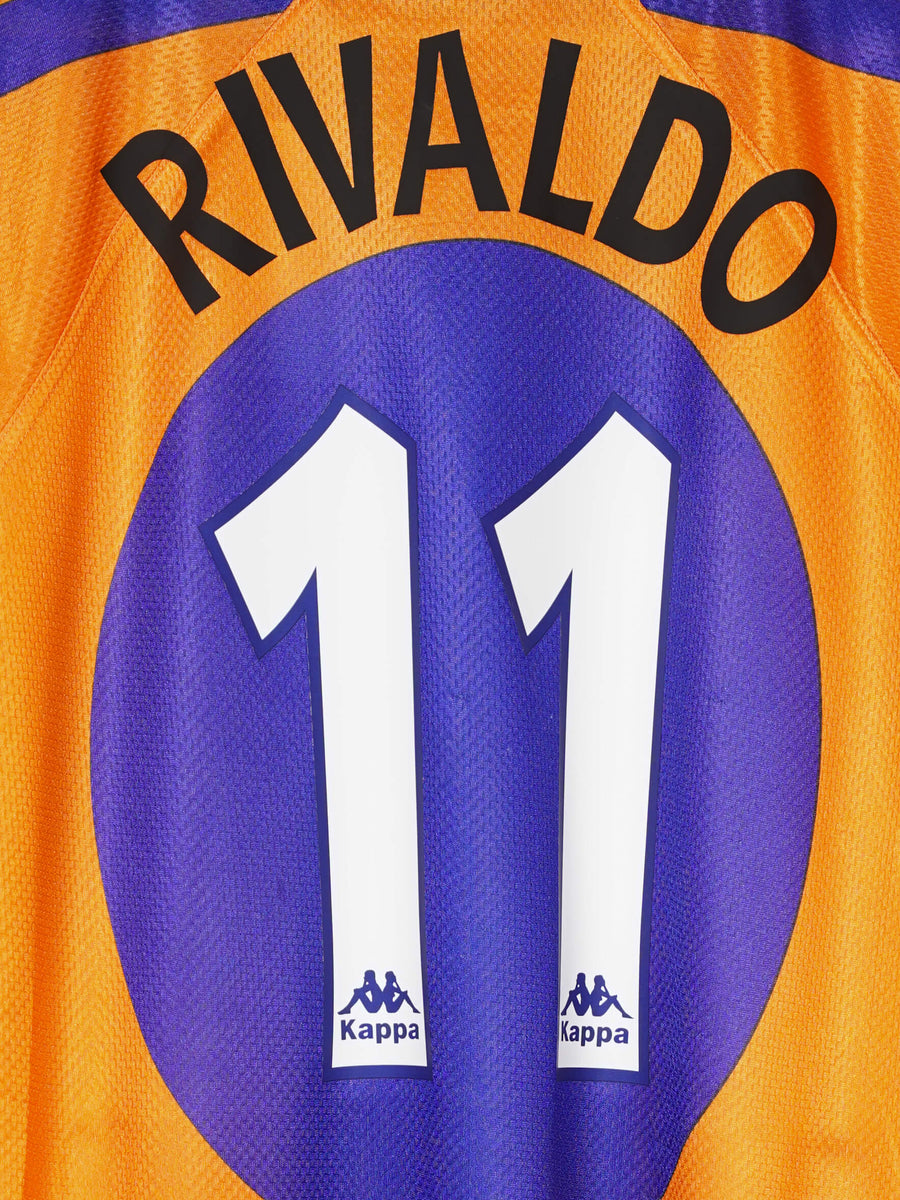 1997/98 Barcelona Rivaldo #11 Away Shirt (L)