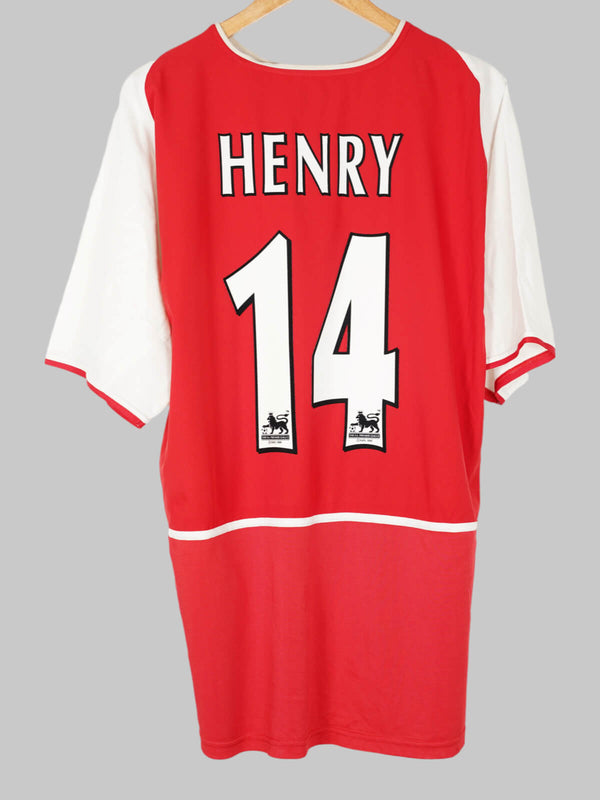 2002/04 Arsenal Henry #14 Home Shirt (XL) Nike