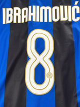 2008/9 Inter Milan Ibrahimovic #8 Home Shirt (XL)