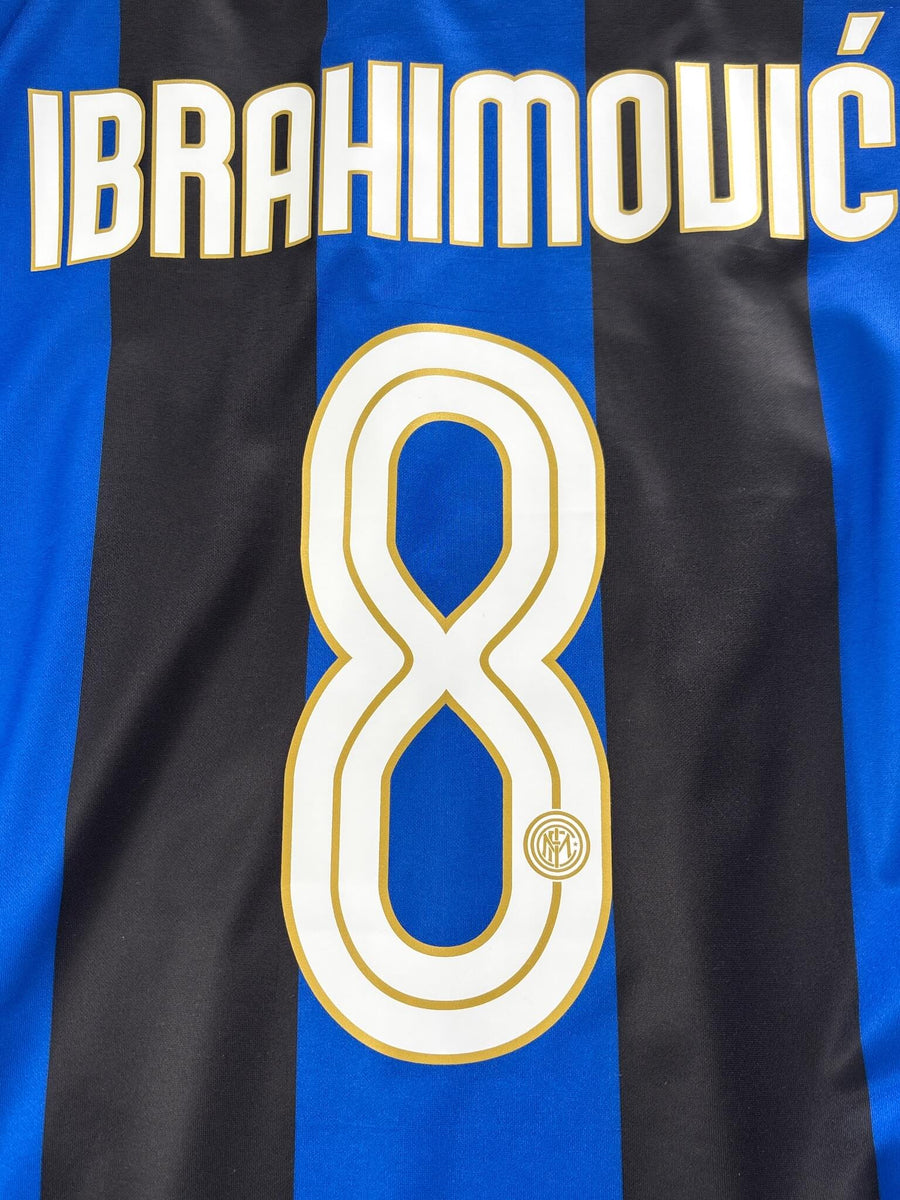 2008/9 Inter Milan Ibrahimovic #8 Home Shirt (XL)