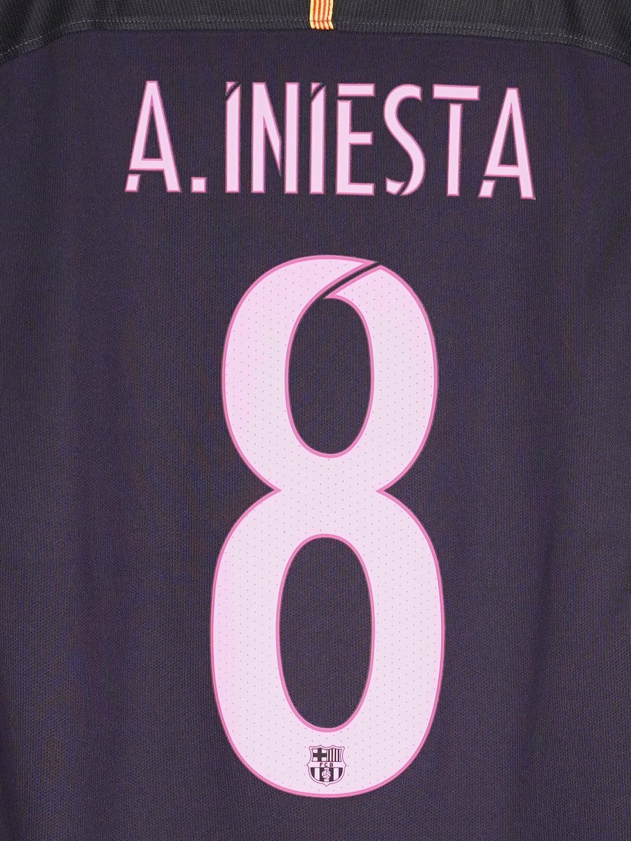 2016/17 Barcelona A.Iniesta #8 Away Shirt (M)