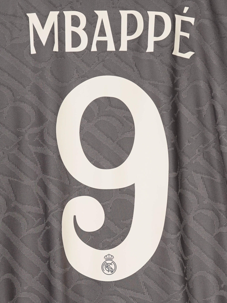 2024/25 Real Madrid Mbappe #9 Third Shirt Player Version (S)