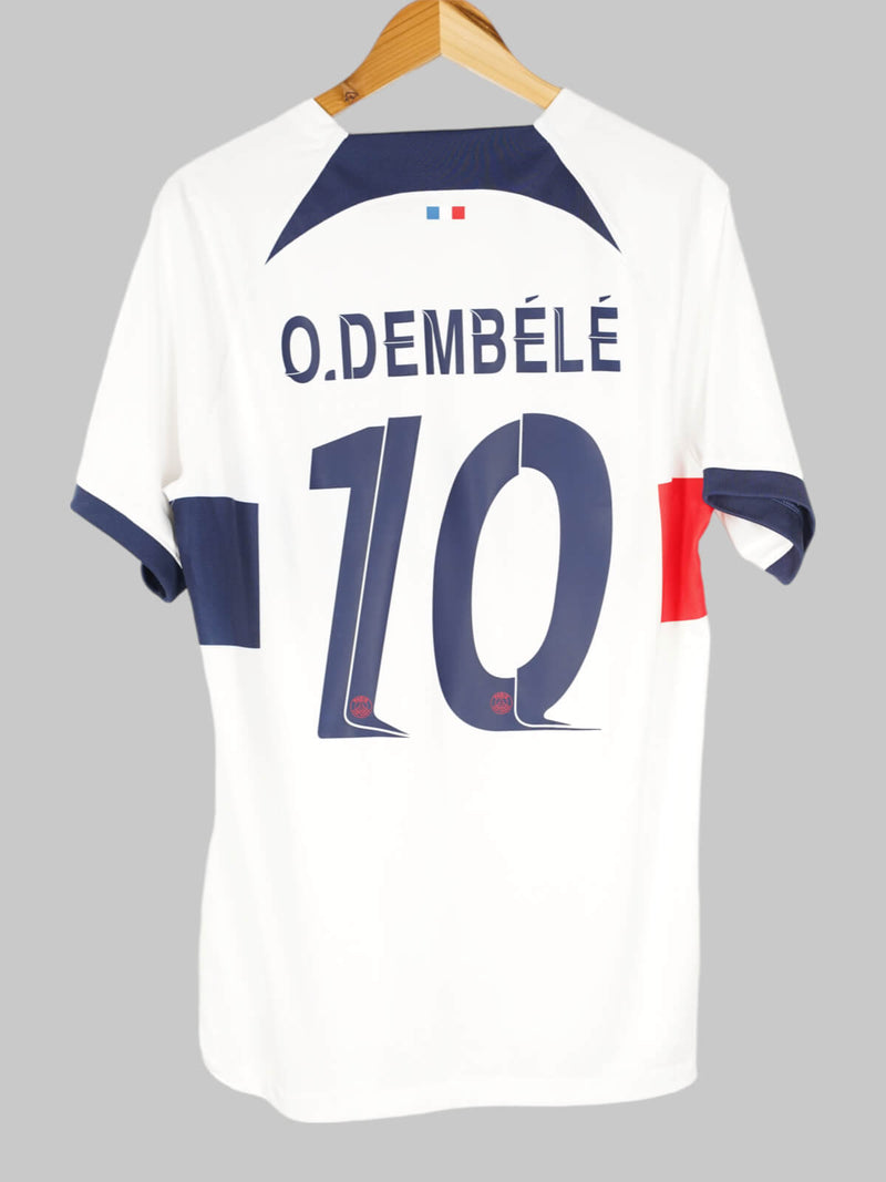 2023/24 Paris Saint Germain O.Dembele #10 Away Shirt (L)