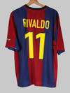 1998/99 Barcelona Rivaldo #11 Camiseta Local (L) Nike